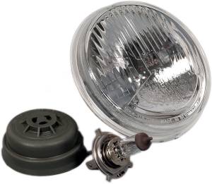 HELLA - Mercedes® Headlights, European, 5¾ Round, H4 Dual System, 1956-1989