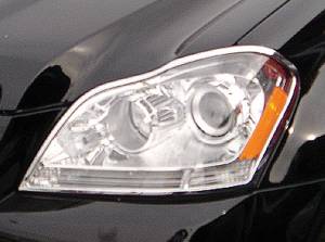 Performance Products® - Mercedes® Headlight Ring Set, GL, Chrome, 2007-2012 (164)