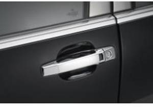 Performance Products® - Mercedes® Handle Covers, Door, Chrome, 4-Door Vehicles Only, 8-Piece Set, 1986-1995 (124)