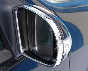 Performance Products® - Mercedes® Mirror Trim Rings, Chrome, Pair, 2007-2009 (211)