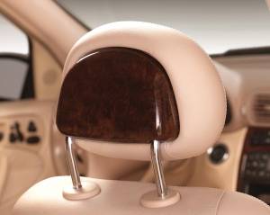 Performance Products® - Mercedes® Headrest Covers, Front, Burlwood, Pair, 2003-2006 (211)