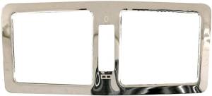 Performance Products® - Mercedes® Vent Frames, Rear, Chrome (210)