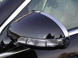 Performance Products® - Mercedes® Mirror Trim Rings, Chrome, Pair, 2006-2009
