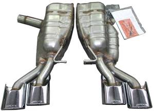 Performance Products® - Mercedes® 4-Pipe Exhaust, Rear Bumper, AMG Body Kit, 2003-2006 (215)