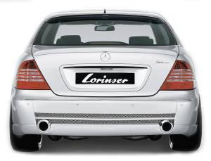 Performance Products® - Mercedes® Lorinser® Exhaust Kit For F01 Bumper, Stainless Steel, Rear Bumper, 2003-2006 (220)