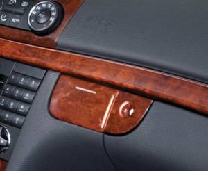 Performance Products® - Mercedes® Wood Dashboard Drawer/Glove Box Lock Set Upgrades,Burlwood, 2003-2007 (211)
