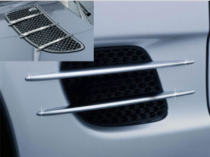 Performance Products® - Mercedes® Fin Set, Chrome Plated, 2003-2012 (230)