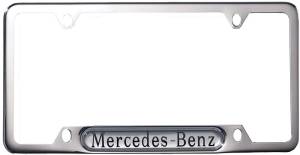 GENUINE MERCEDES - Mercedes® OEM License Plate Frame, Chrome, 1954-2014