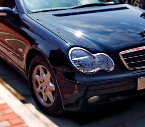 Performance Products® - Mercedes® Headlight Trim Rings, Chrome, Sedan, 2001-2007 (203)