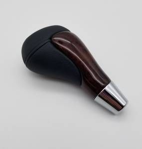Performance Products® - Mercedes® Shift Knob, Leather, Burlwood/Anthracite, 1995-2006