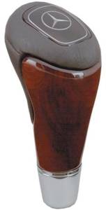 Performance Products® - Mercedes® Shift Knob Kit, Burlwood & Ash Leather, 1996-2004