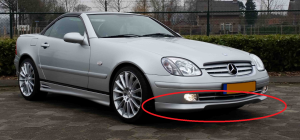 Performance Products® - Mercedes® Expression Front Bumper Spoiler Body Kit, 1998-1999 (170)