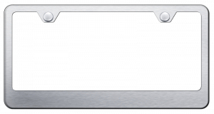 Performance Products® - Wide Bottom License Plate Frame Front/Rear