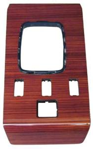 Performance Products® - Mercedes® Wood Shift Panel, Zebrano, 4-Hole Cutout, 1983-1985 (107)