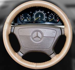 Performance Products® - Mercedes® WheelSkins Steering Wheel Cover, Leather, Solid Color,1973-2022