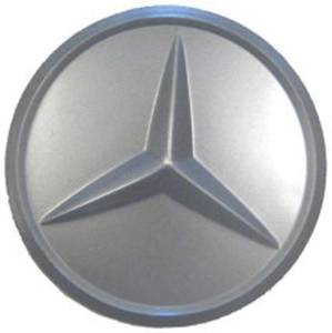 Performance Products® - Mercedes® Silver Alloy Wheel Center Cap, 1973-1985