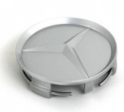 GENUINE MERCEDES - Mercedes® Silver Wheel Center Cap, 1986-2009