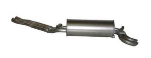 Performance Products® - Mercedes® Engine Exhaust Muffler, Rear, 1986-1991 (126)