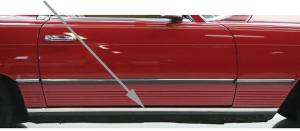 Performance Products® - Mercedes® Rocker Panel Trim, Right, Stainless Steel Chrome, 1972-1989 (107)