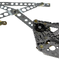 Performance Products® - Mercedes® Window Regulator, Front Right, Without Motor, 1977-1985 (123)