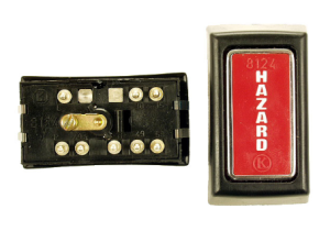Performance Products® - Mercedes® Hazard Flasher w/Downward Cable Switch, 1968-1980
