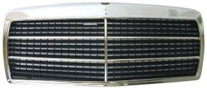 Performance Products® - Mercedes® Grille, Silver, 1984-1993 (201)