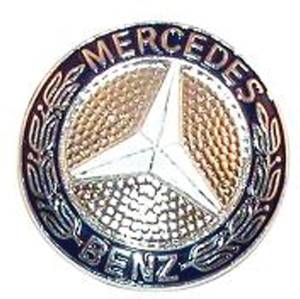 GENUINE MERCEDES - Mercedes® OEM Grille Badge,Front, 1984-1993 (124/201)