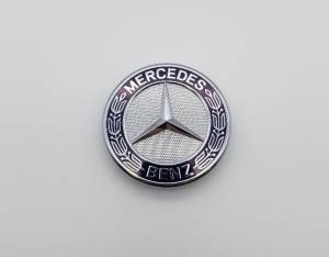 GENUINE MERCEDES - Mercedes® Hood Badge Emblem Only, 1972-2020