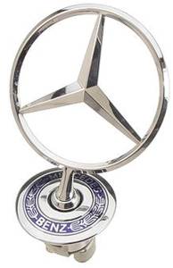 GENUINE MERCEDES - Mercedes® OEM Hood Star Emblem, 1992-1999 (140)