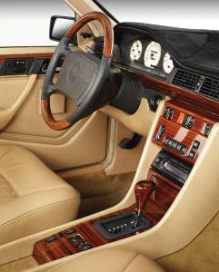 Performance Products® - Mercedes® Center Console Wood Kit,Zebrano, 1986-1989 (124)