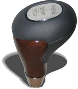 Performance Products® - Mercedes® Shift Knob, Burlwood & Leather, With Keyless Go, 2000-2006 (220)