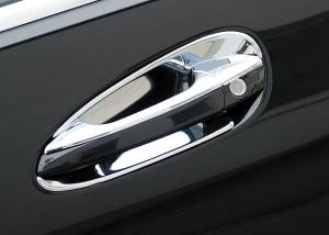 Performance Products® - Mercedes® Door Handle Inserts, 4 Pc. Set, Chrome, 2008-2010 (204)
