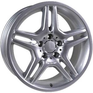 Performance Products® - Mercedes® Replica Wheel, 18 X 8, AMG, Silver, 1989-2005