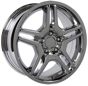 Performance Products® - Mercedes® Replica Wheel, 17 X 7.5, AMG 10-Spoke , Chrome,1988-2005