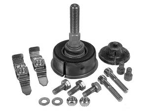 Performance Products® - Mercedes® Suspension Support Bracket Repair Kit, Track Rod Mount, 1981-1991 (126)