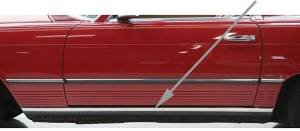 Performance Products® - Mercedes® Rocker Panel Trim, Left, Stainless Steel Chrome, 1972-1989 (107)