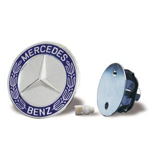 Performance Products® - Mercedes® Stand-Up to Flat Hood Badge Emblem Replacement, 1983-2013