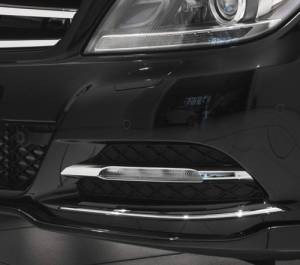 Mercedes® Chrome Front Bumper Trim Set, Sedan, 2011-2014 (204)