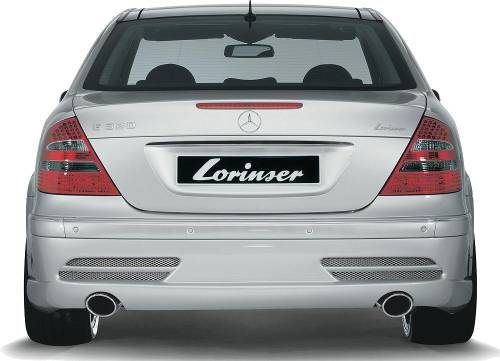 Performance Products® - Mercedes® Lorinser® Exhaust, Dual System, Fits P88-350 Rear Bumper Only, 2007-2009 (211)