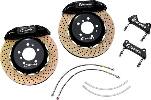 Performance Products® - Mercedes® Red Brembo Brake Kit, Front, 2007-2008 (221)