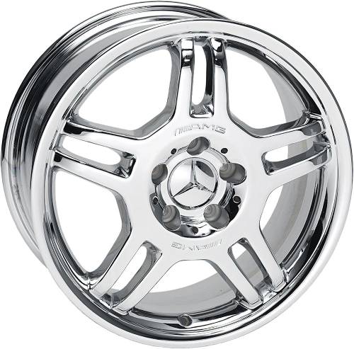 Performance Products® - Mercedes® Wheel, Silver, 17 x 8.5, AMG, Twin 5-Spoke,