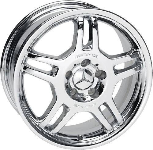 Performance Products® - Mercedes® Wheel, Silver, 18 x 8.5, AMG, Twin 5-Spoke,