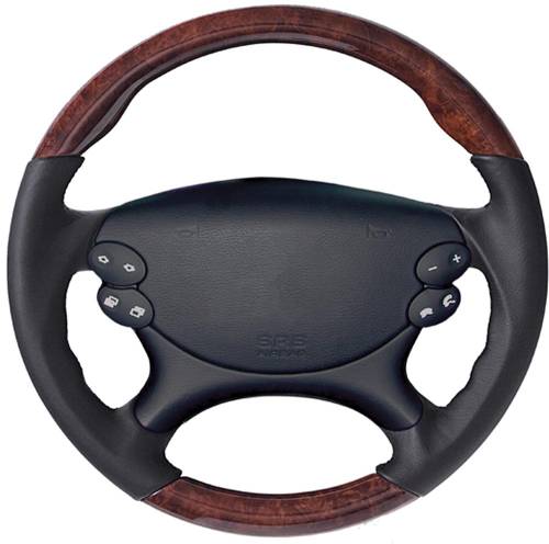 Performance Products® - Mercedes® Steering Wheel, Sports Style, AMG Tiptronic, Laurelwood & Cashmere Beige Leather, CLS63, 2007-2008