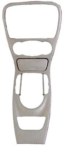 Performance Products® - Mercedes® Center Console, Shift Wood, Silver Carbon Fiber, WR230, 2003-2004