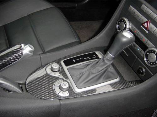 Performance Products® - Mercedes®  Air Vent Covers, Silver Carbon Fiber, 3-Piece, 2003-2004 (230)