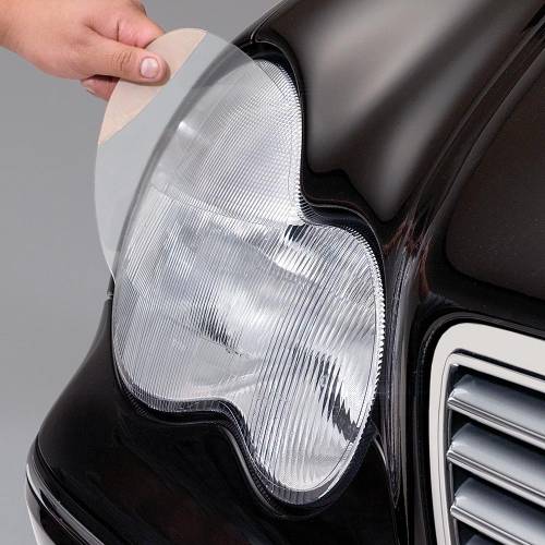 Performance Products® - Mercedes® X-Pel Lens Protection, Headlight Stone-Guard, 2-Piece, Pre-Cut, Not For Sport Package, 2006-2007 (209)