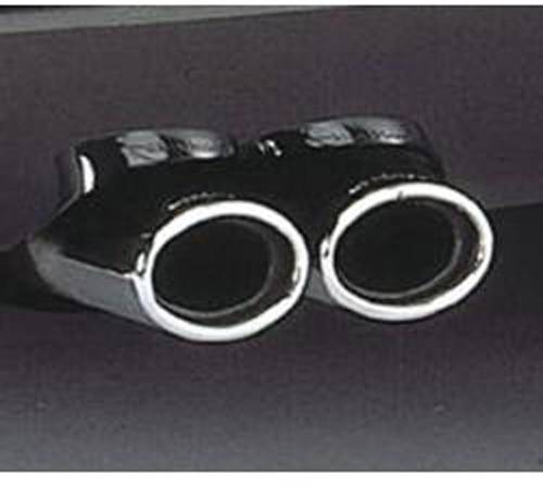 Performance Products® - Mercedes® Lorinser® Exhaust Dual Sport with Oval Tip, Stainless Steel, Fits Lorinser® Rear Bumper Only, 2003 (203)