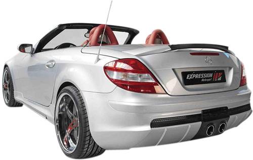 Performance Products® - Mercedes® Expression Exhaust Plate And Tips, Center Mount, Rear, 2005-2010 (171)