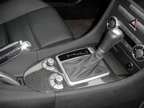 Performance Products® - Mercedes® Shift Surround, Silver Carbon Fiber, 2005-2007 (171)