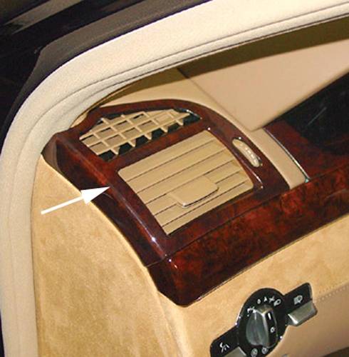 Performance Products® - Mercedes® Vent Set, Front, Gloss Burlwood, 2007-2010 (221)